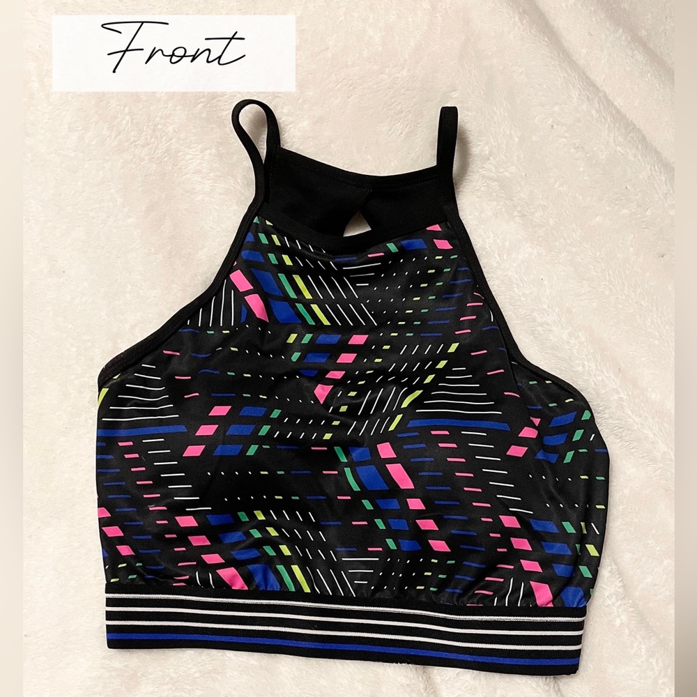 Xersion Multi-Colored Sports Bra (size S)